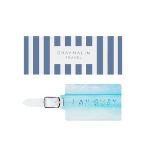 New in Box - Gray Malin “I Am Busy” Luggage Tag